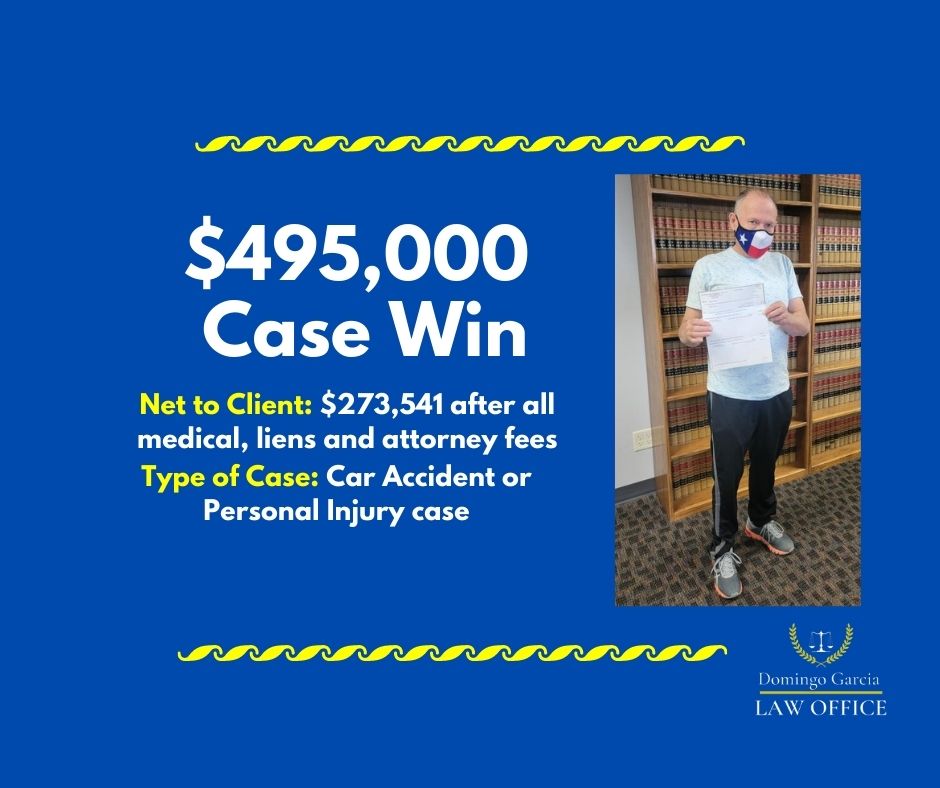 graphic image of a dallas car accident attorney win