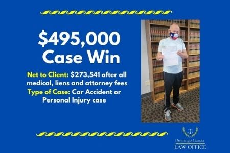 Dallas Car Accident Case Settles for $495,000!